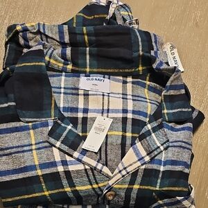 Old Navy Men's Multicolor Plaid Button Down Shirt & Pants